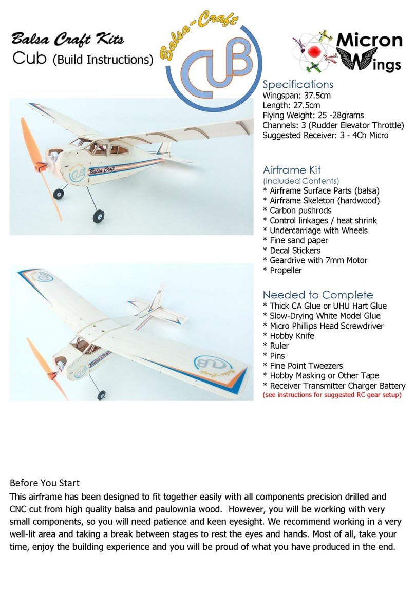 Micron Wings Balsa Craft Cub Manual Micron Wings Balsa Craft Cub Manual