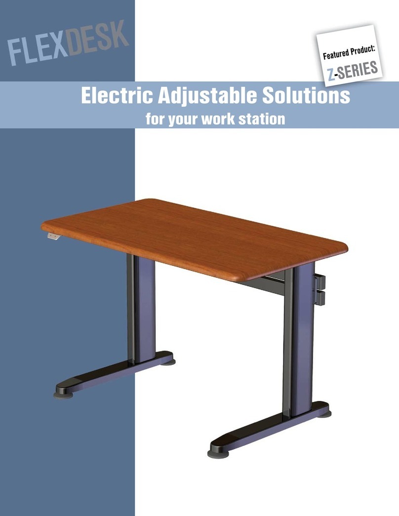 Flexdesk Z Series Assembly instructions Flexdesk Z Series Assembly instructions
