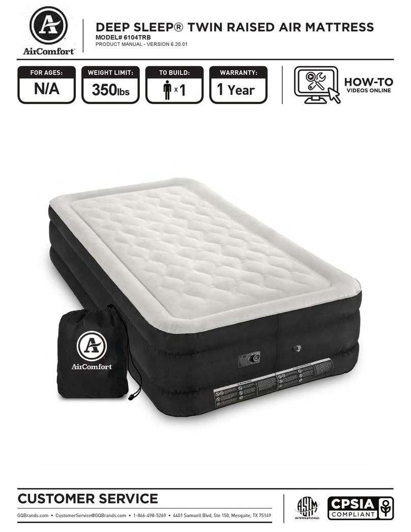 AirComfort DEEP SLEEP 6104TRB product manual