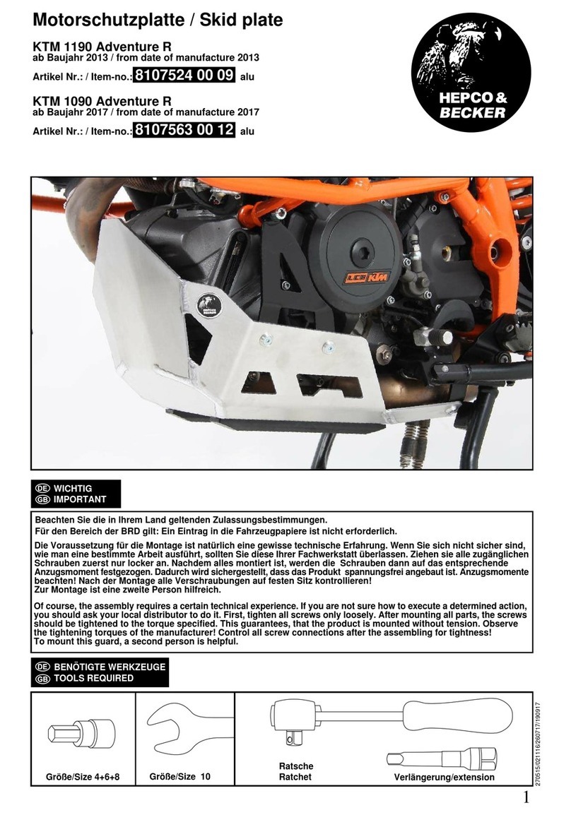 hepco & becker 8107524 00 09 User manual