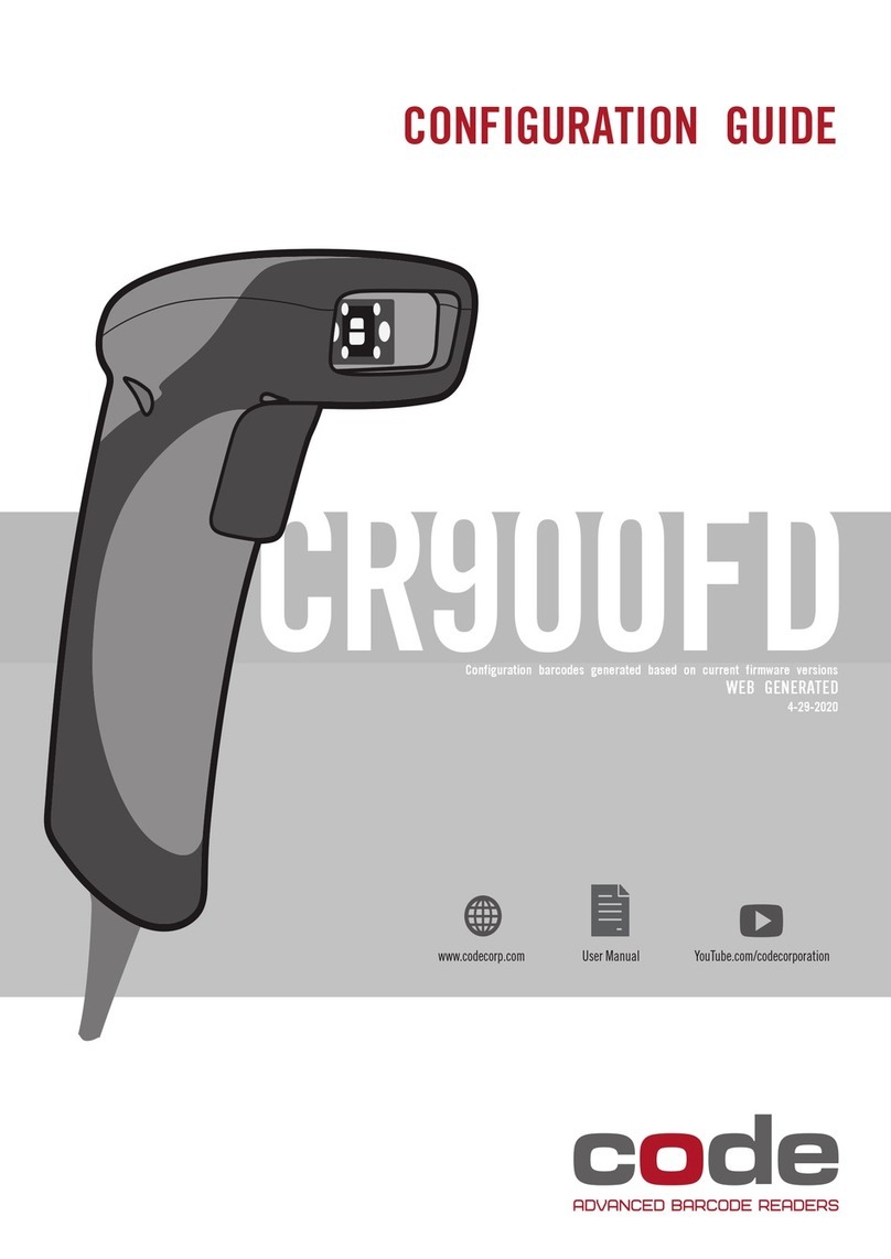 Code CR900FD User manual