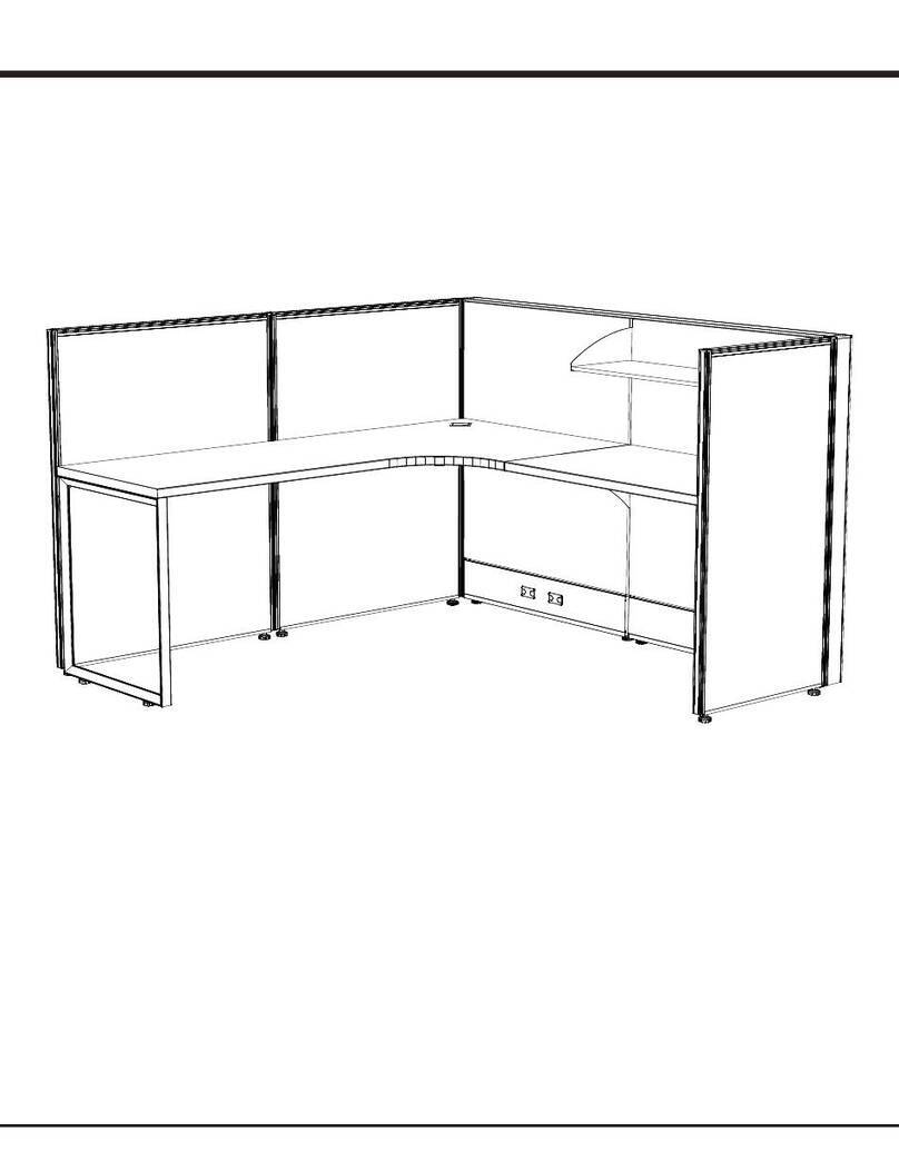 RSI Systems Furniture EZcube User manual