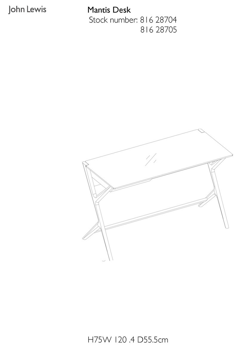 John Lewis Mantis Desk 816 28704 User manual John Lewis Mantis Desk 816 28704 User manual