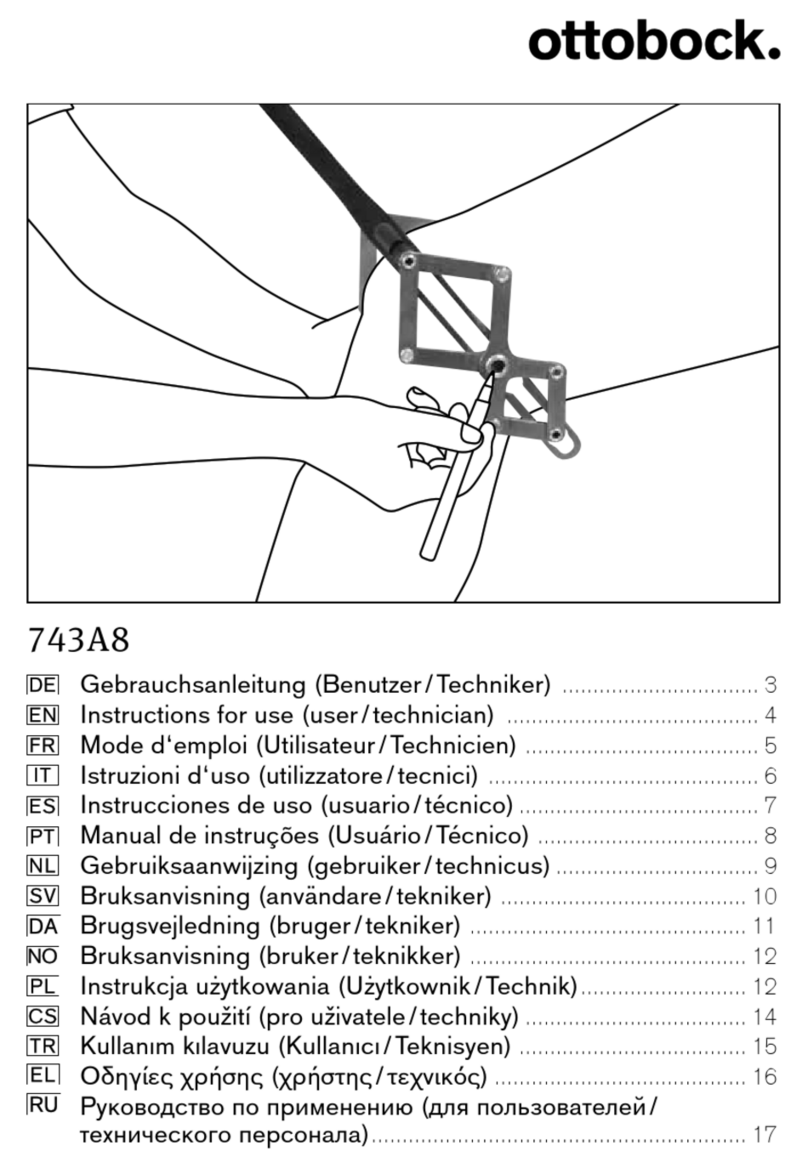 Otto Bock 743A8 Instructions for use