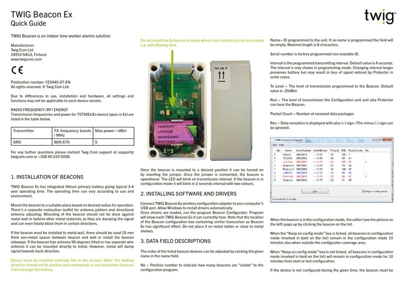TWIG Beacon Ex quick guide