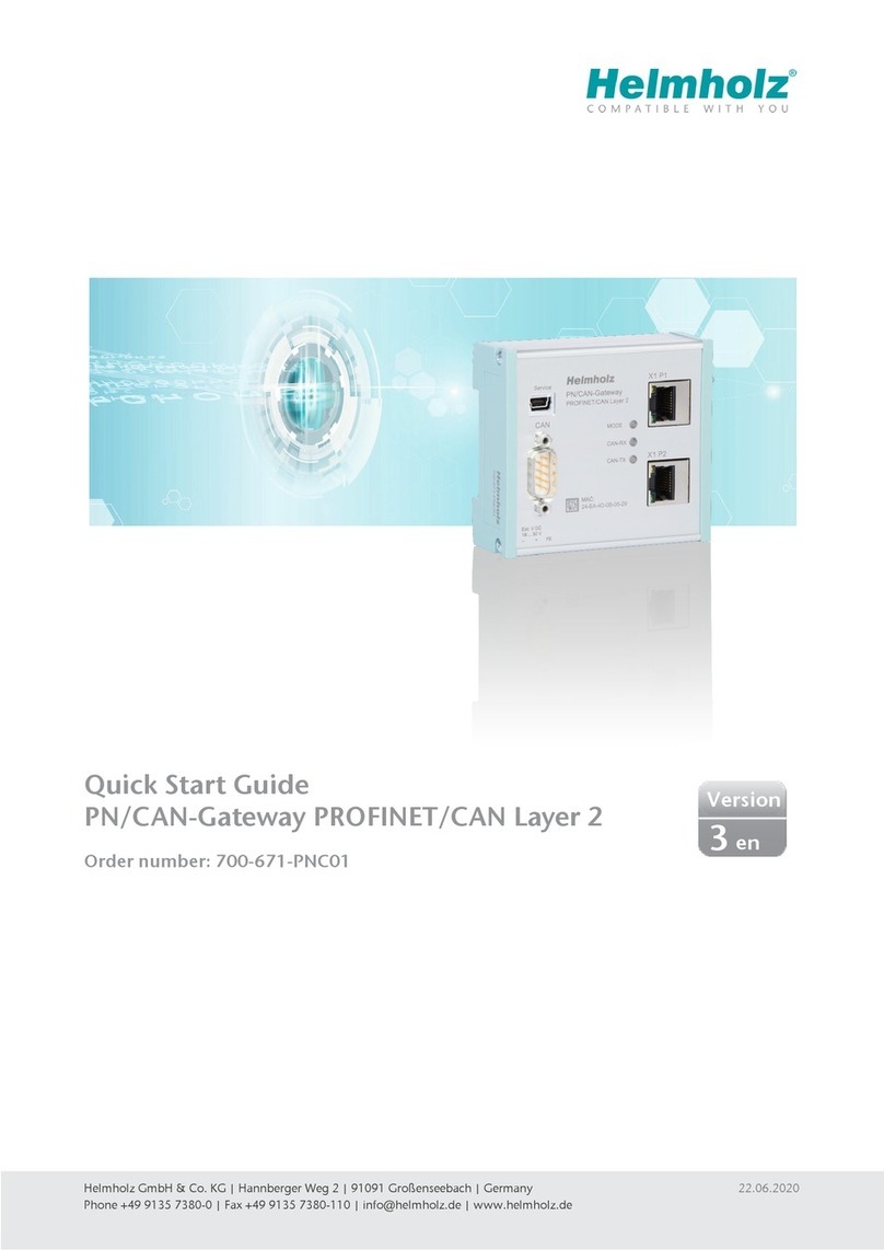 Helmholz PN/CAN Gateway Layer 2 User manual