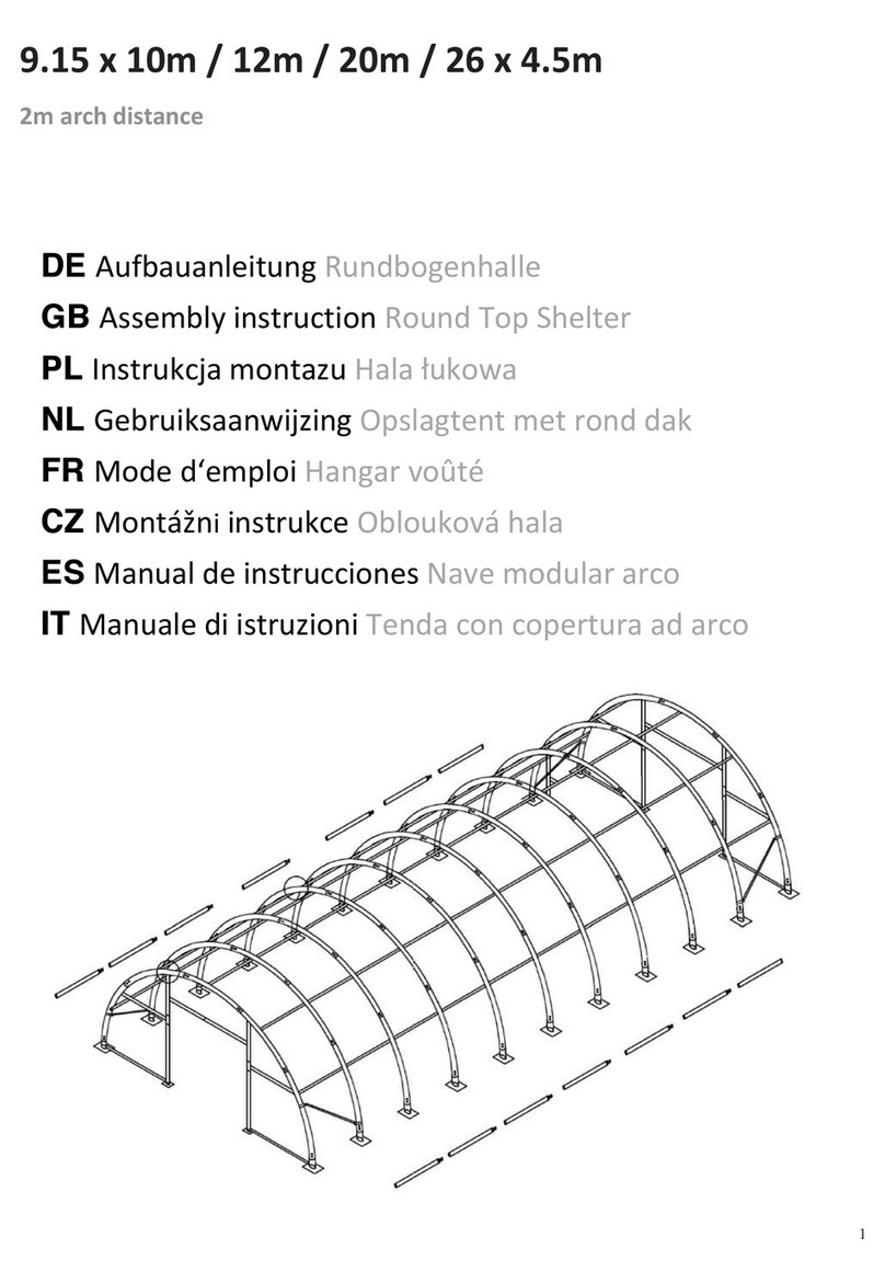 toolport Round Top Shelter User manual