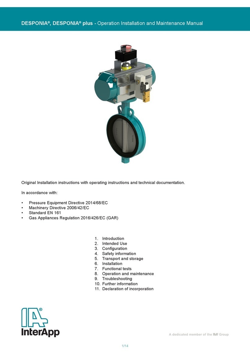 InterApp DESPONIA Operation & installation manual InterApp DESPONIA Operation & installation manual