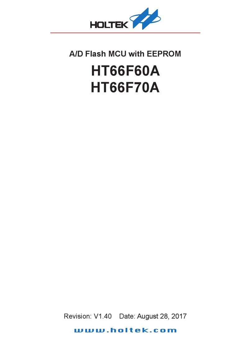 Holtek HT66F60A User manual
