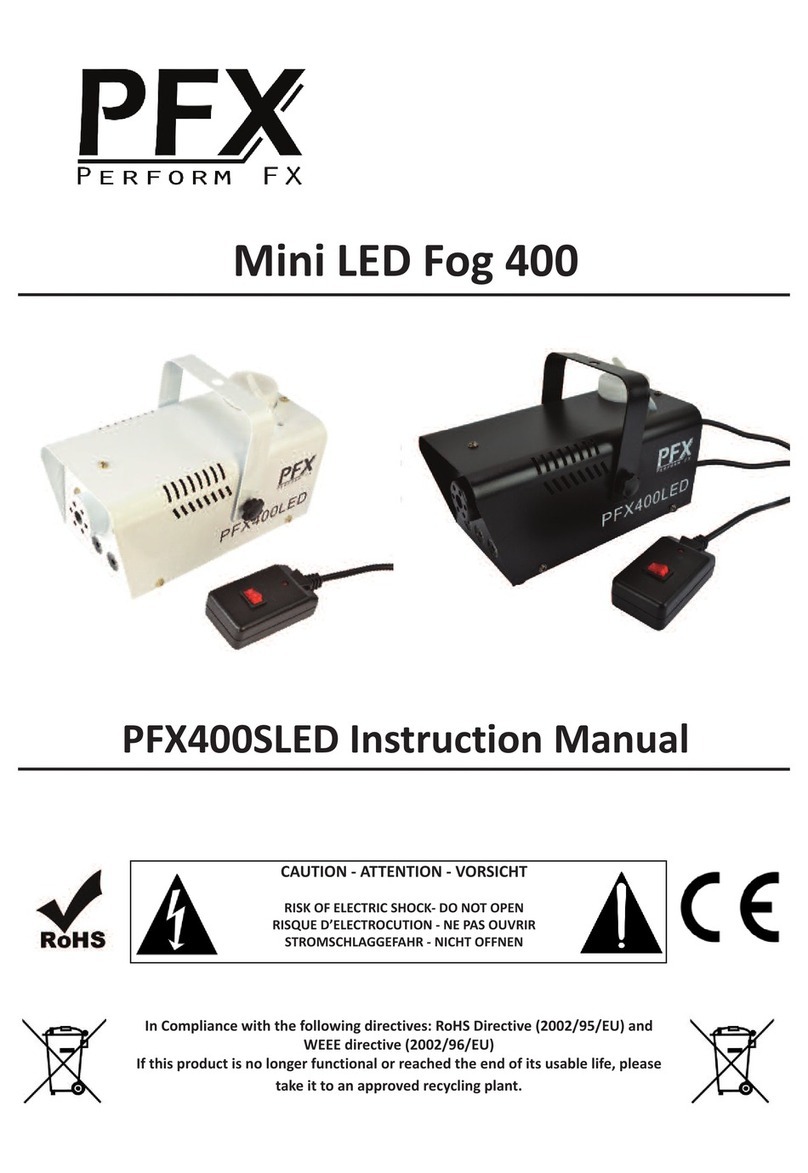 Perform FX Mini LED Fog 400 User manual