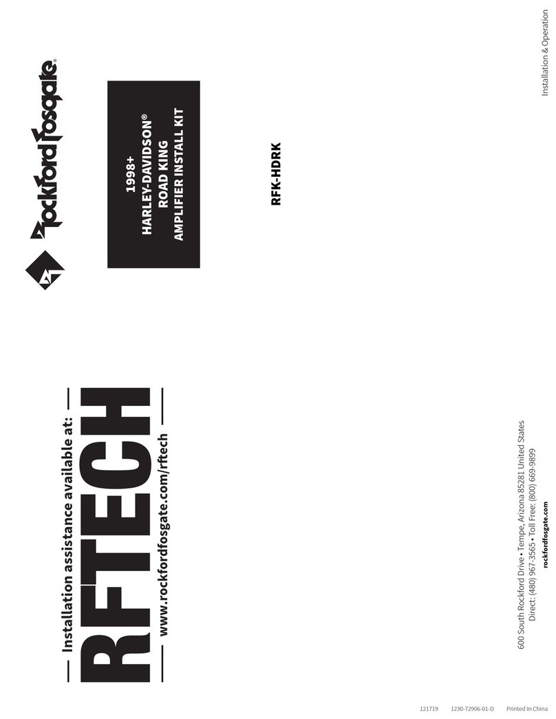 Rockford Fosgate RFK-HDRK Guide Rockford Fosgate RFK-HDRK Guide