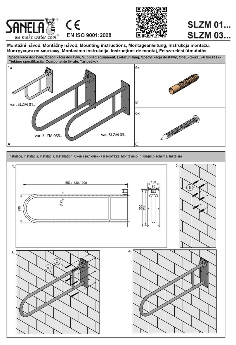 Sanela SLZM 01 Series Mounting instructions
