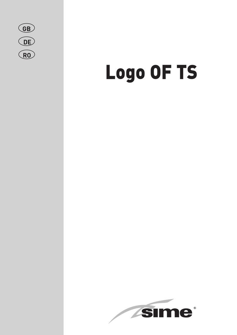 Sime LOGO OF TS Series User manual
