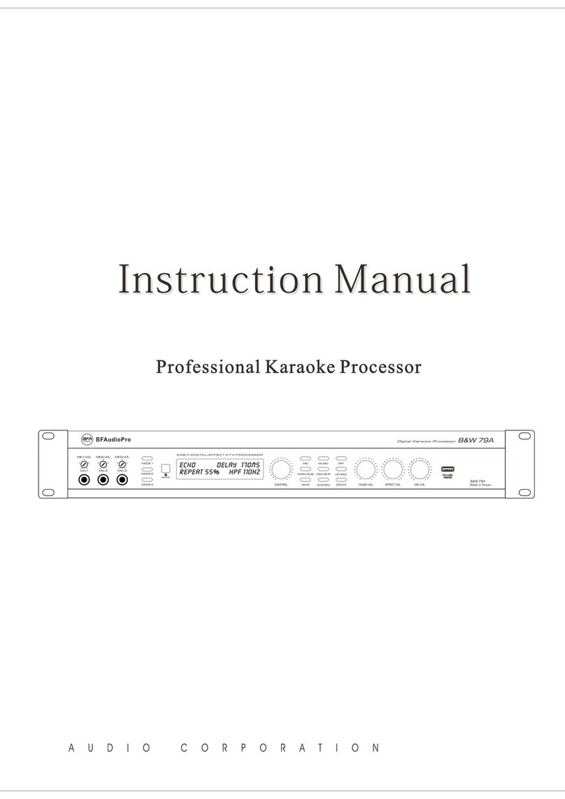 BFAudio B&W 79A instruction manual