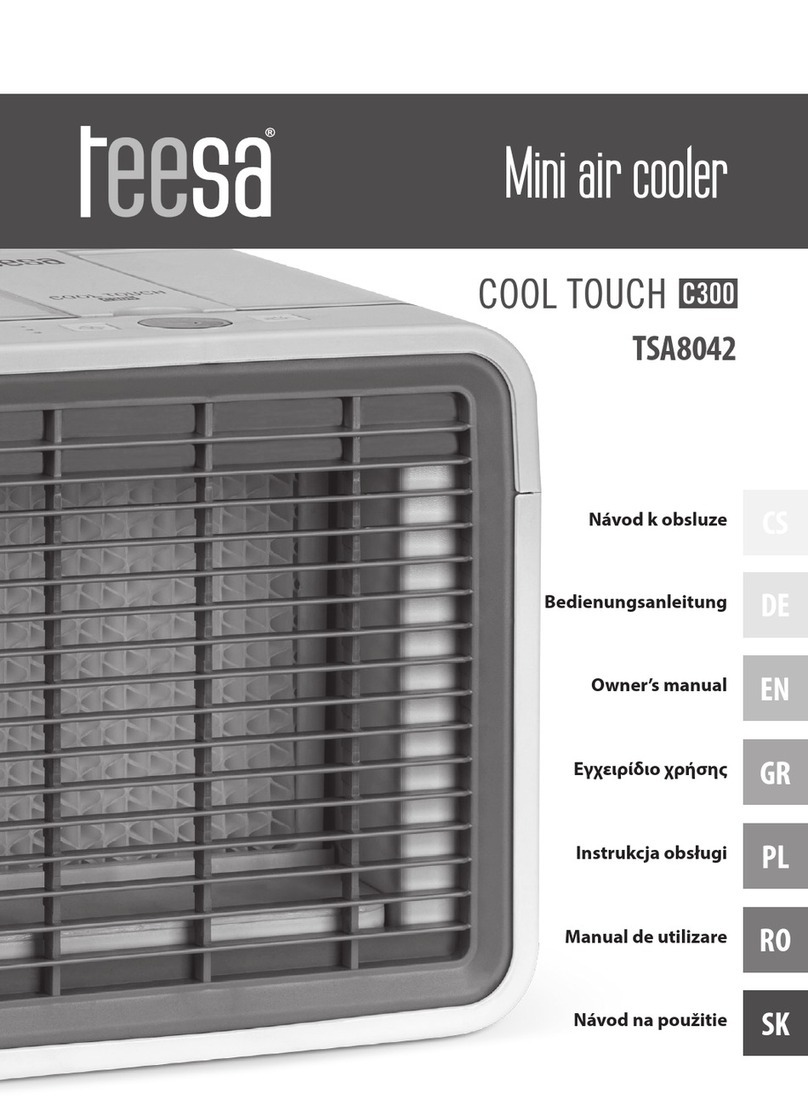 Teesa COOL TOUCH C3000 User manual