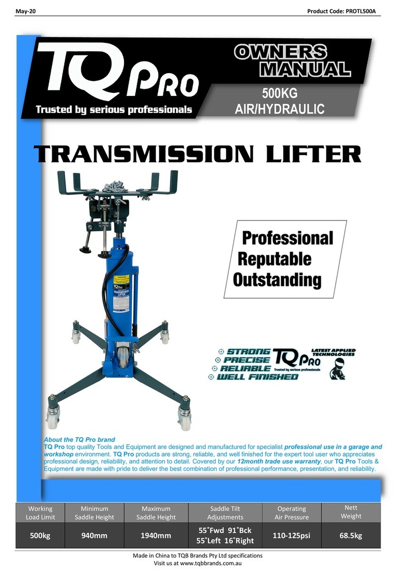 TQ Pro PROTL500A owner's manual