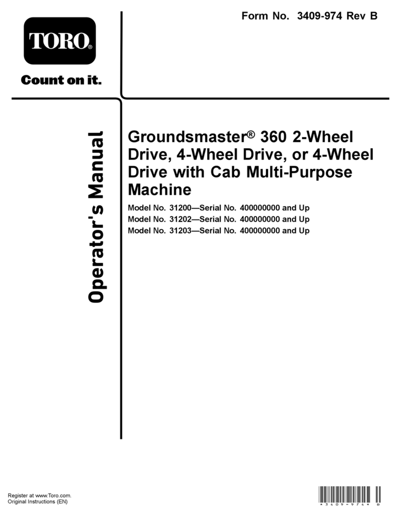 Toro 31200 Operator's manual