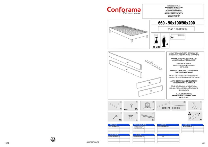 CONFORAMA 669 User manual