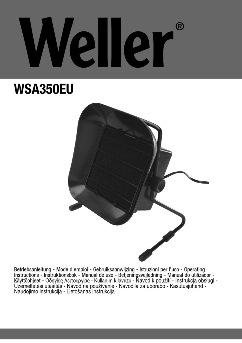 Weller WSA350EU User manual