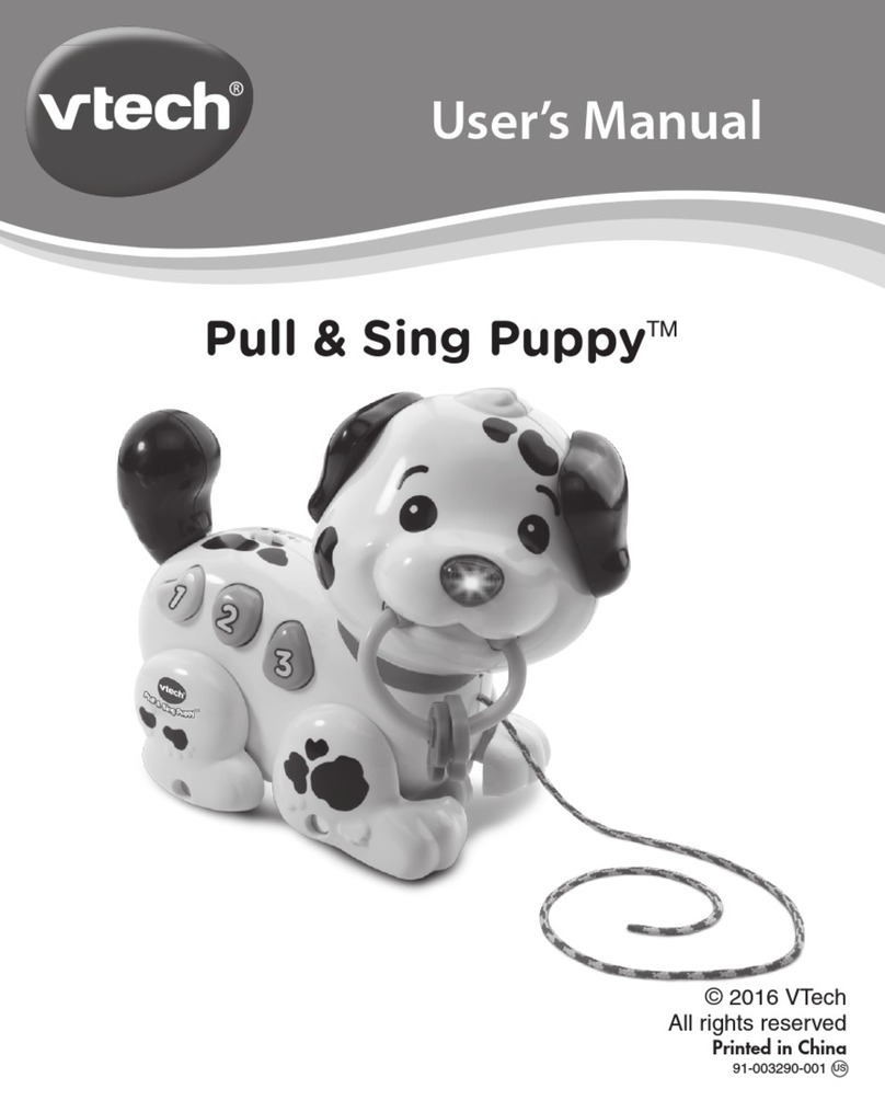 V-tech Pull & Sing Puppy User manual
