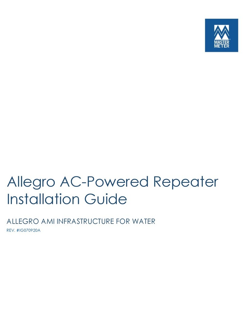 Master Meter Allegro installation guide