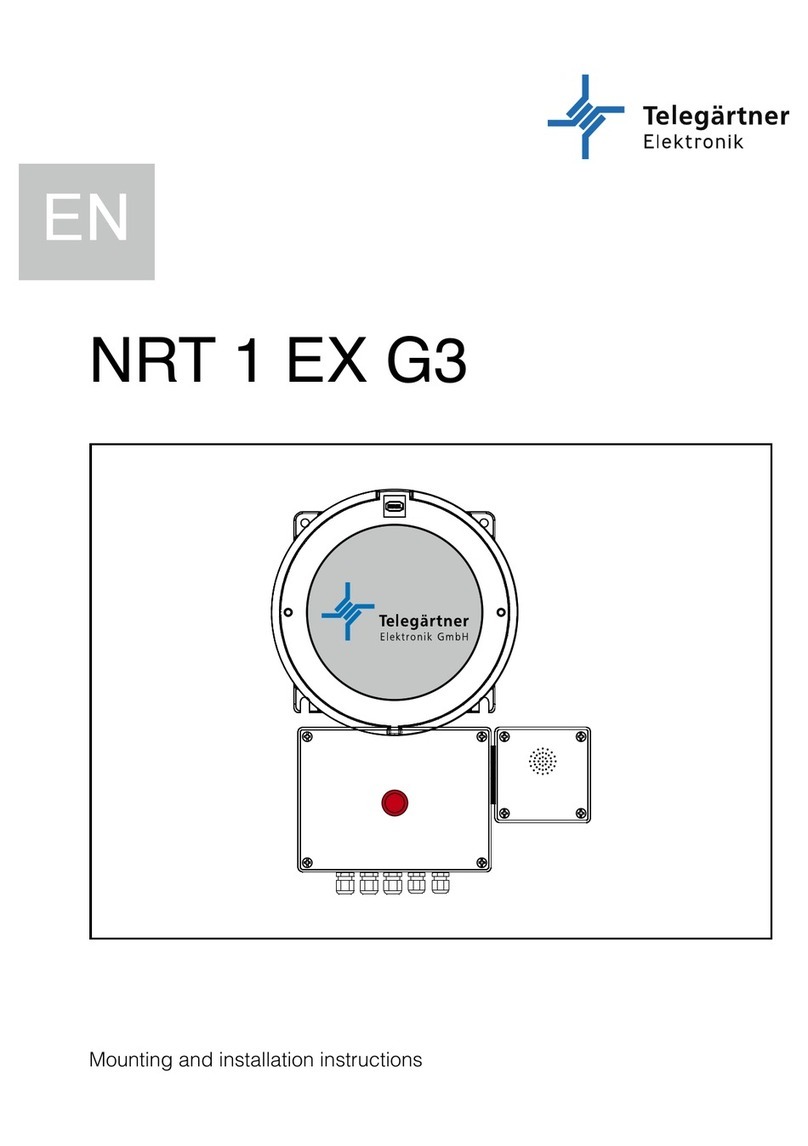 Telegärtner NRT 1 EX G3 Mounting and installation instructions