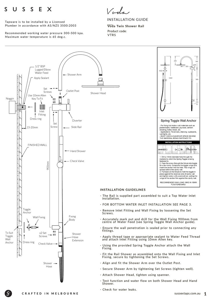 Sussex Voda VTRS installation guide