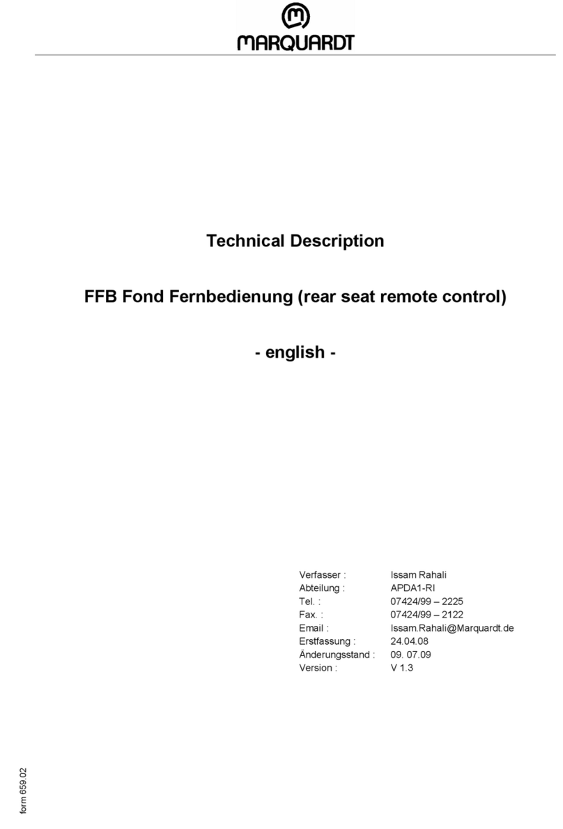 Marquardt FFB-Variant 1 Technical description