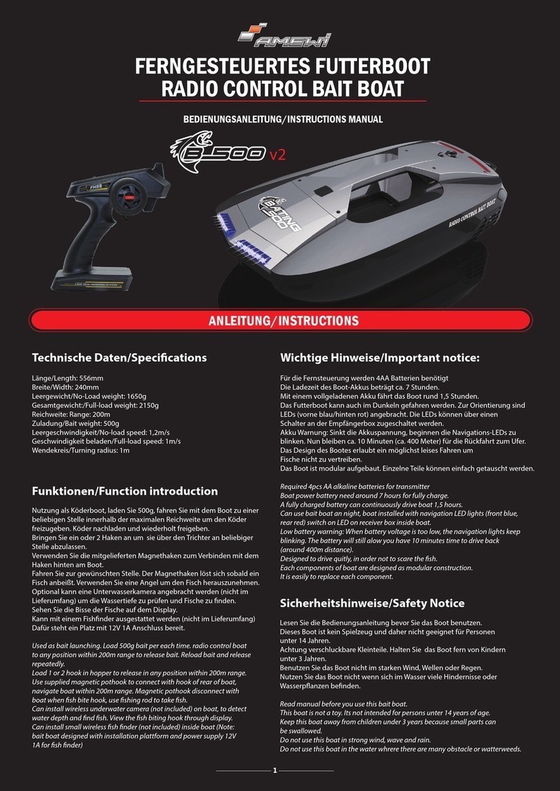 Amewi B500 V2 instruction manual Amewi B500 V2 instruction manual