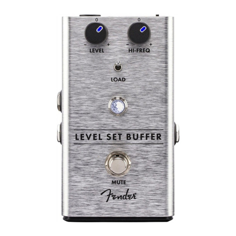 Fender LEVEL SET BUFFER quick guide