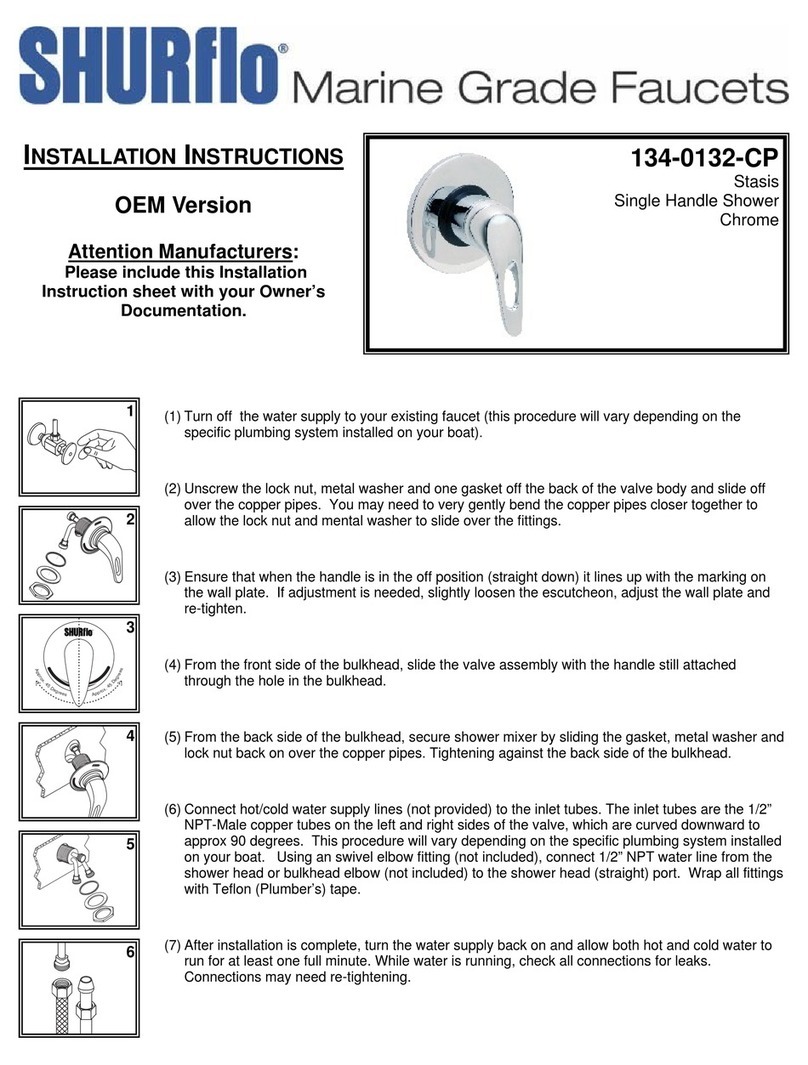 SHURflo 134-0132-CP installation instructions SHURflo 134-0132-CP installation instructions