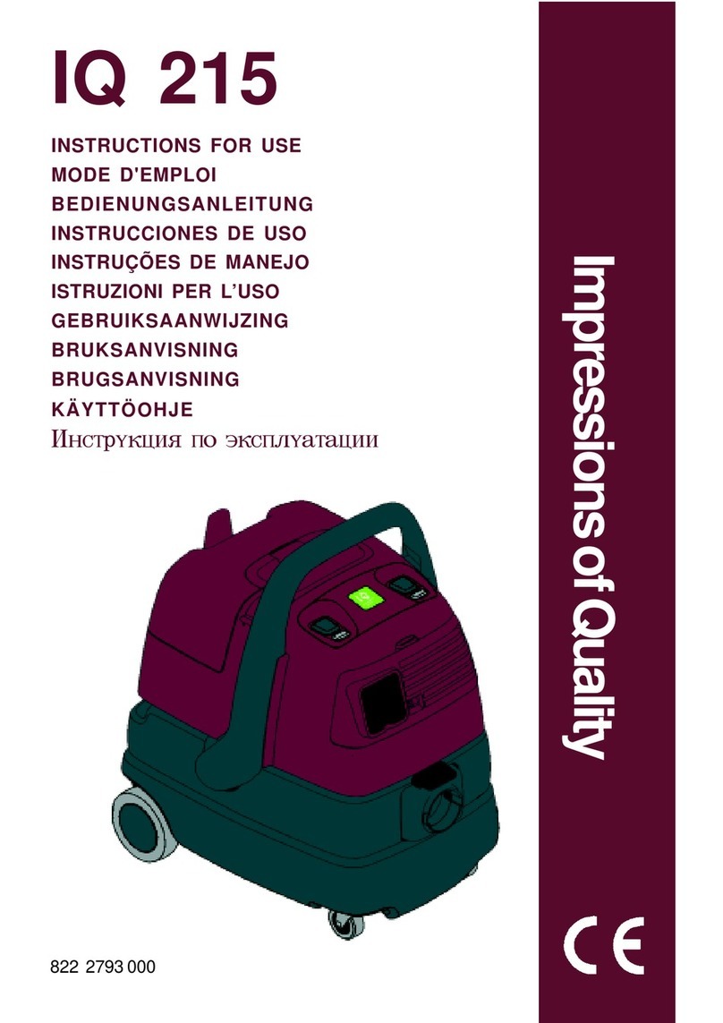Nilfisk-Advance IQ 215 User manual