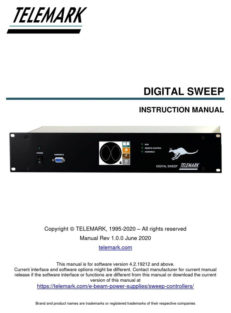Telemark DIGITAL SWEEP instruction manual Telemark DIGITAL SWEEP instruction manual