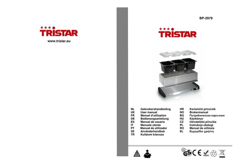 TriStar BP-2979 user manual