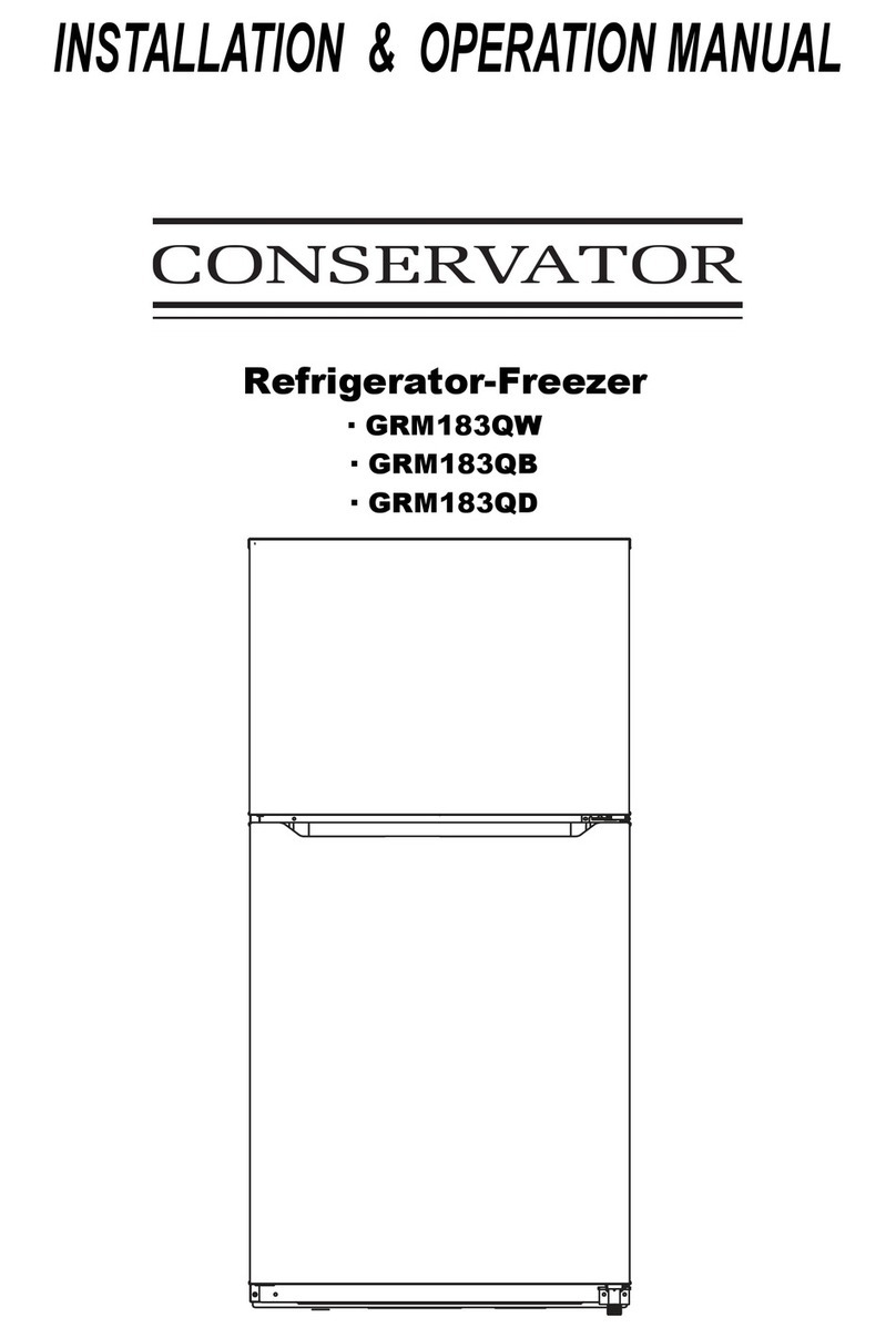 Conservator GRM183QW User manual