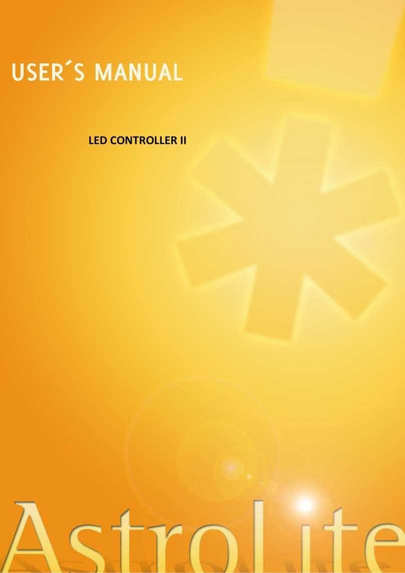 Astrolite LED CONTROLLER II user manual