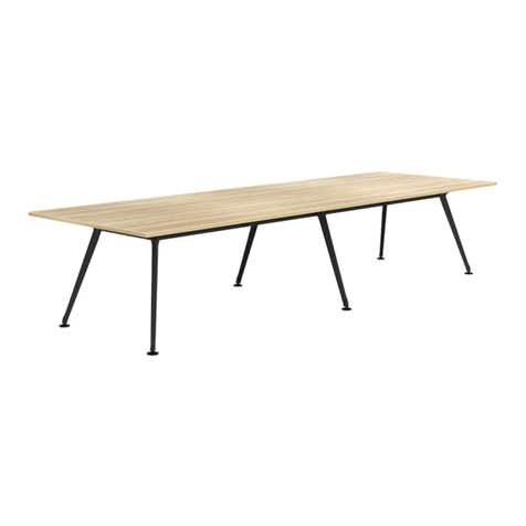 OLG Team Boardroom Table Twin Span User manual OLG Team Boardroom Table Twin Span User manual