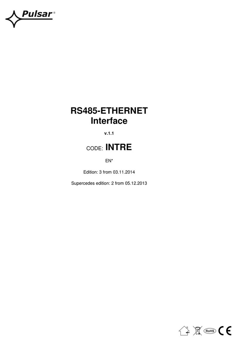Pulsar INTRE User manual