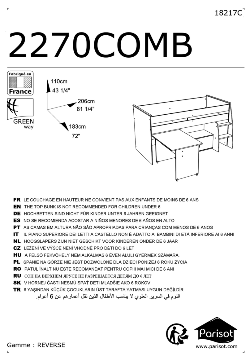 PARISOT 2270COMB Directions for use