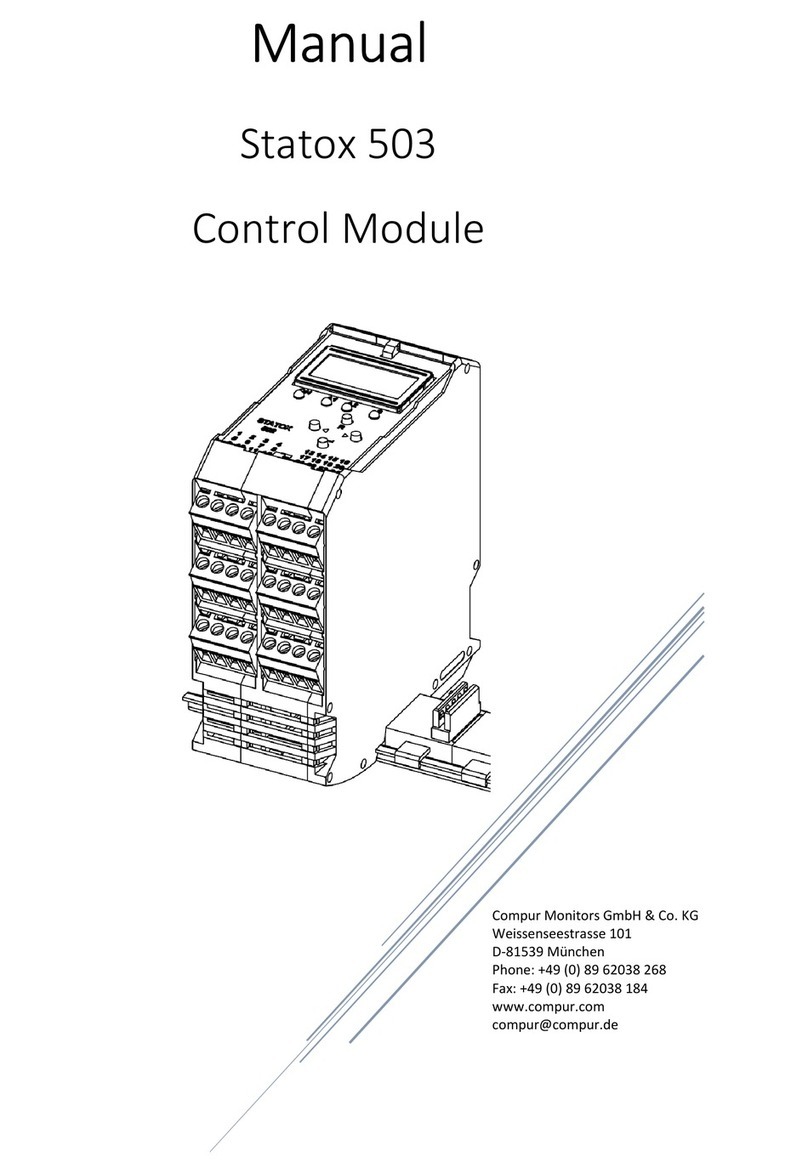 Compur Monitors Statox 503 manual
