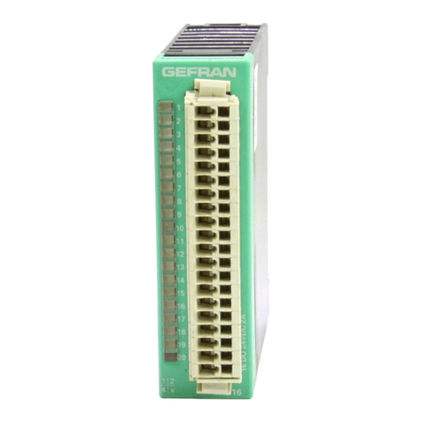 gefran R-U16 User manual gefran R-U16 User manual