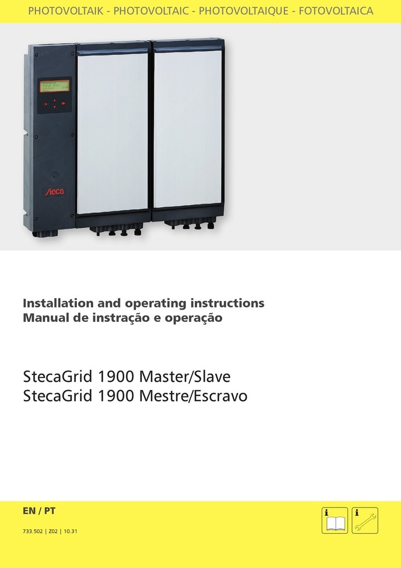 Steca StecaGrid 1900 Series User manual