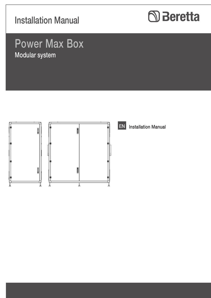Beretta POWER MAX BOX 130-2 P installation manual