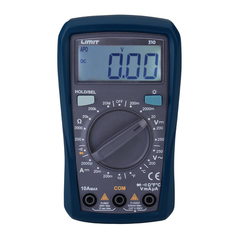 LIMIT 310 operating manual