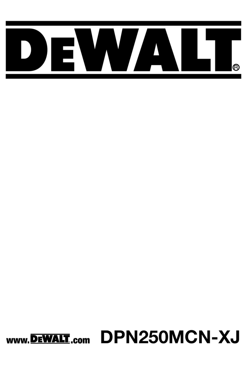 DeWalt DPN250MCN-XJ Original instructions