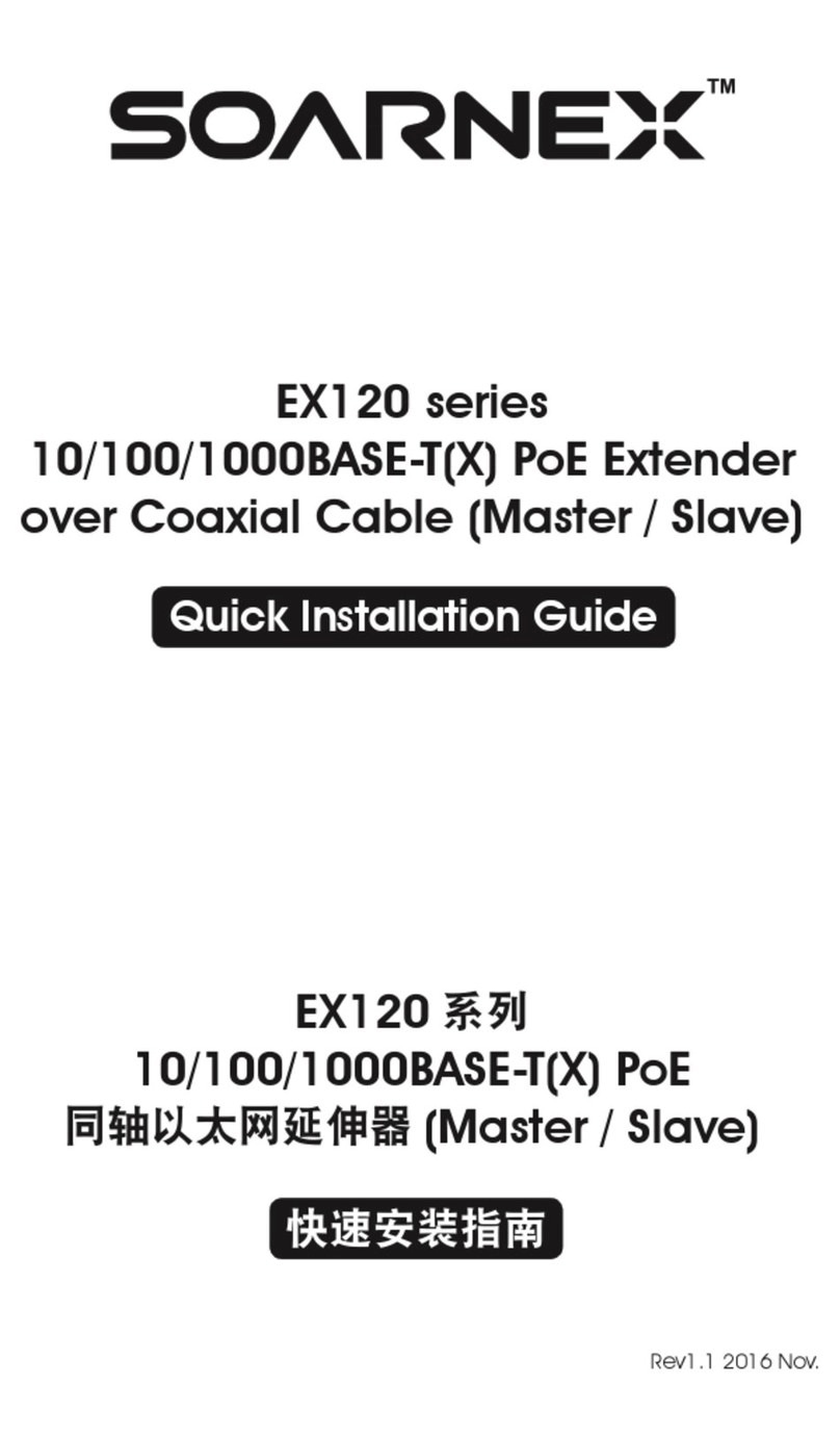 SOARNEX EX120 Series Quick installation guide