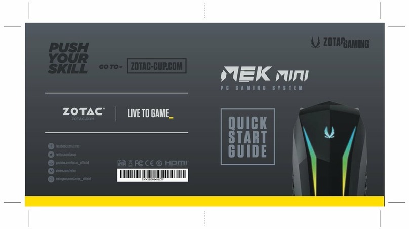 Zotac MEK MINI User manual