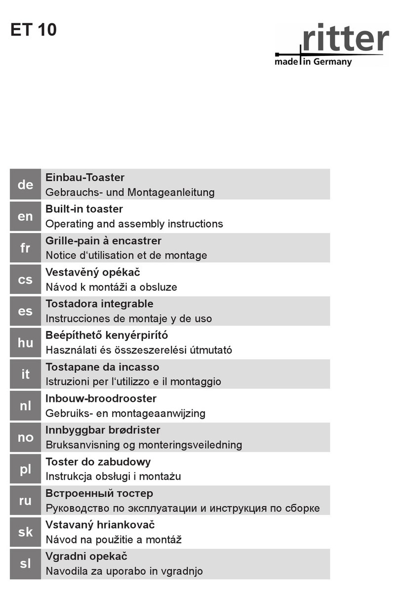 Ritter ET 10 Operating and assembly instructions