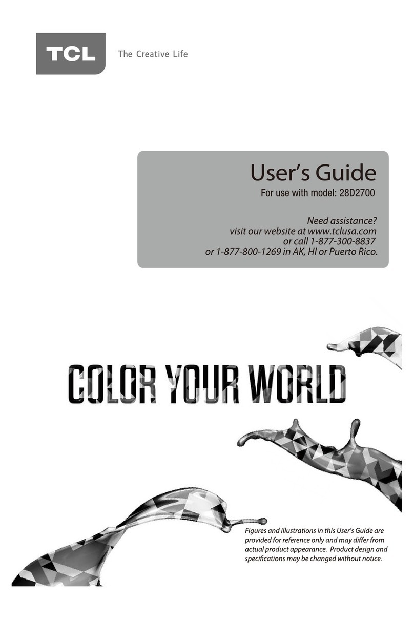 TCL 28D2700 User manual