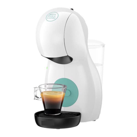 Nescafe Dolce Gusto PICCOLO XS User manual